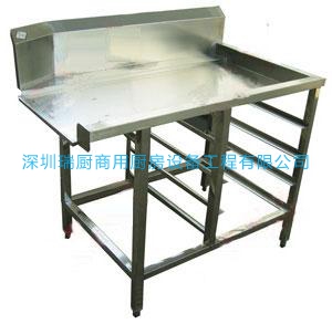 不銹鋼潔碟臺連下籃架